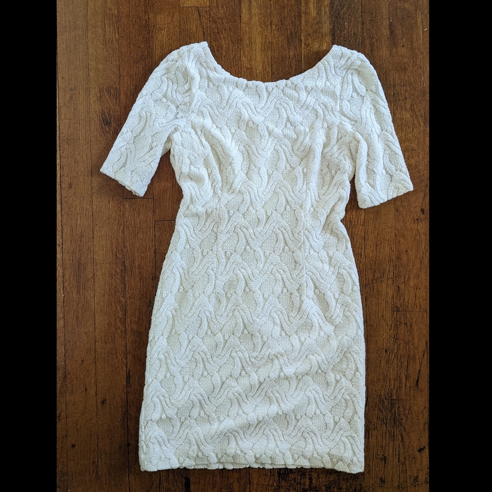 Ann Taylor White Dress 0p